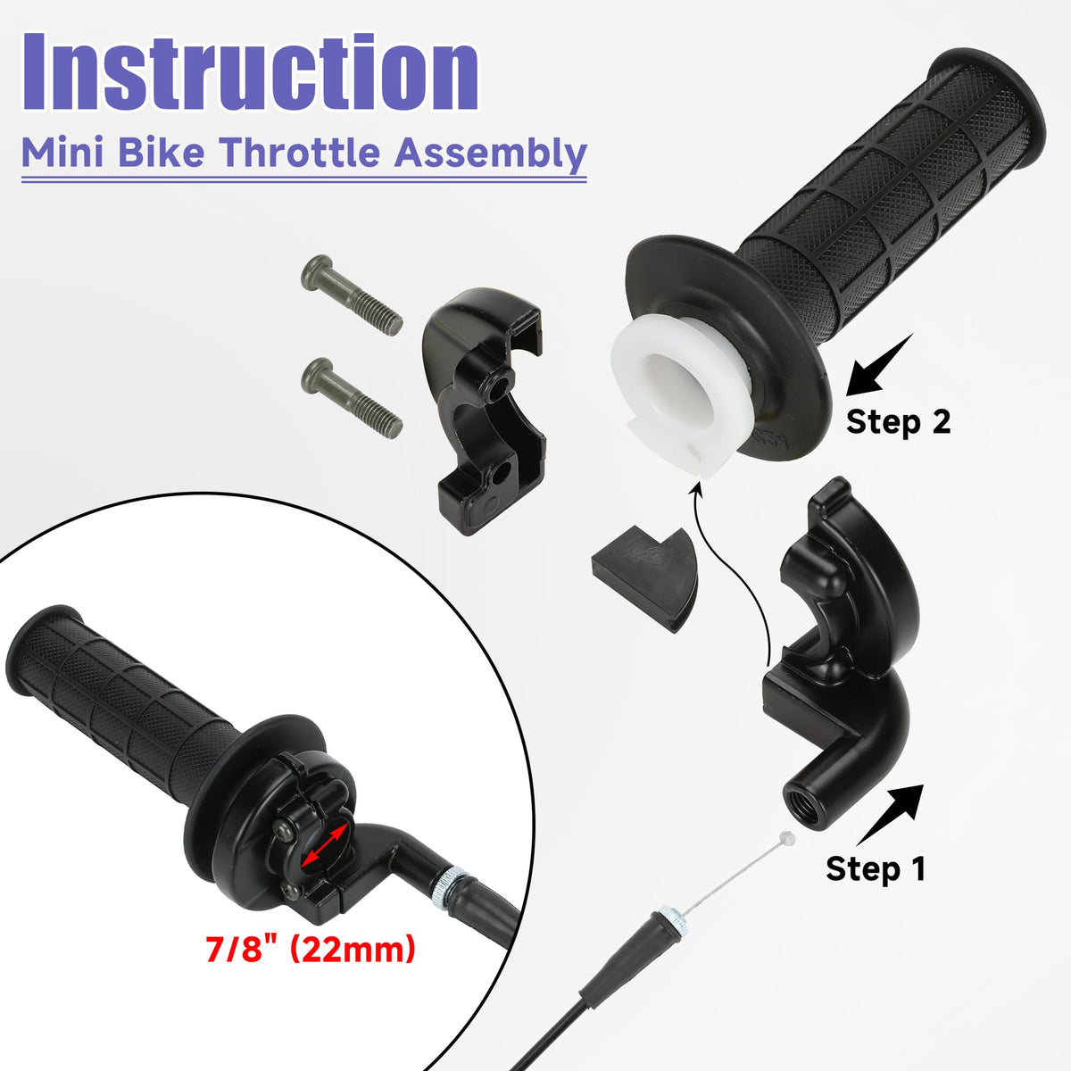 CILOYU PZ27 mounting bolt spacing view confirming 48mm fitment accuracy