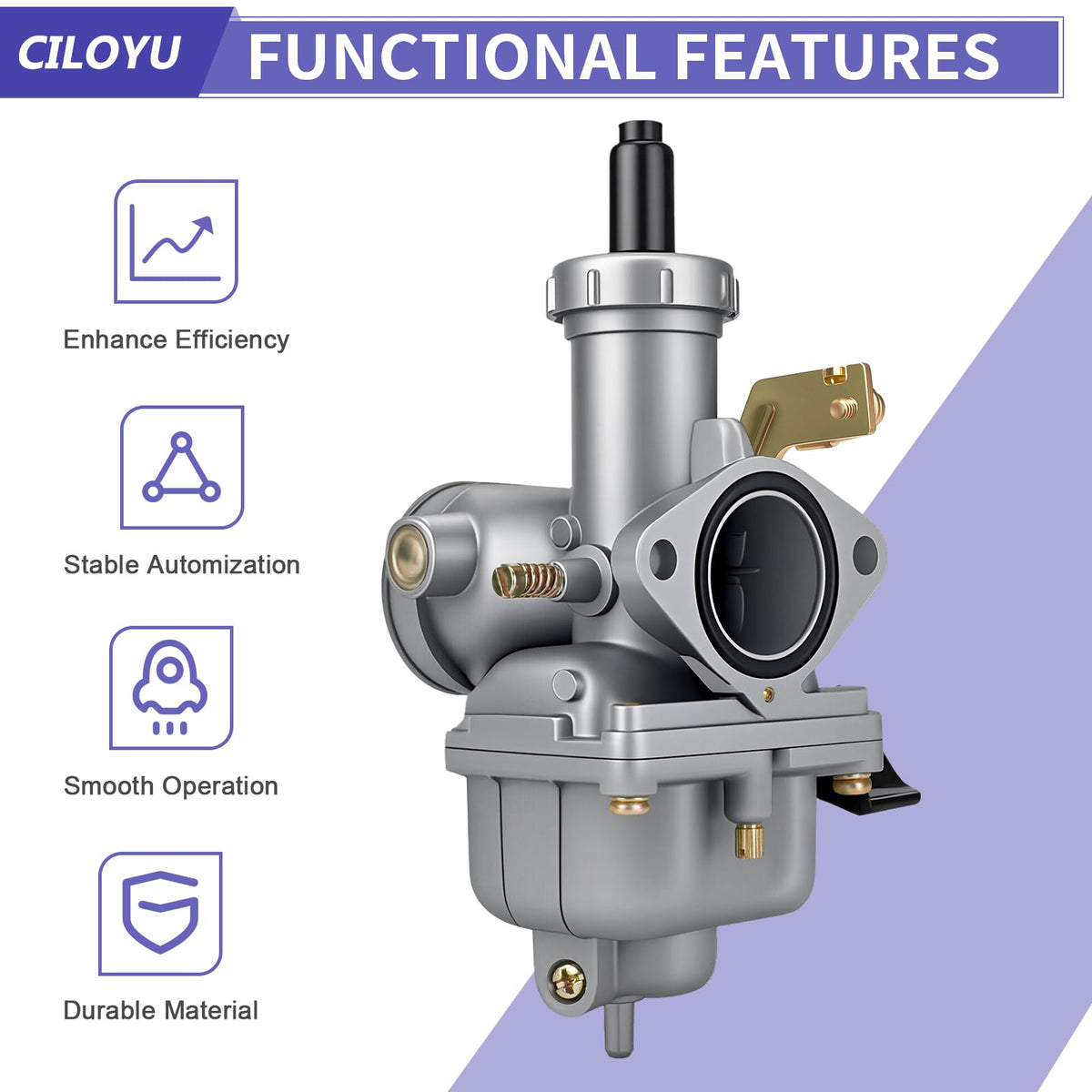 CILOYU PZ27 held in hand to show compact size and fitment clarity