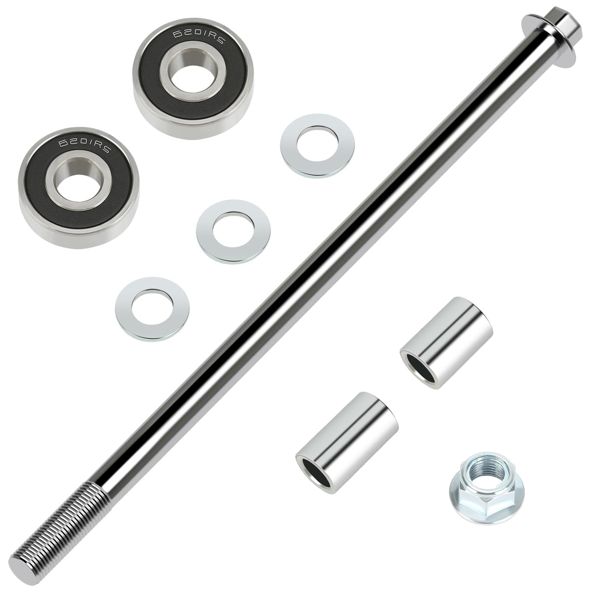 CILOYU rear axle front view showing clean fit and durable finish