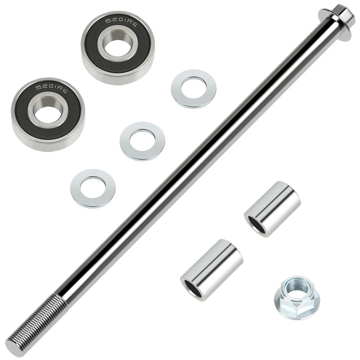 CILOYU rear axle front view showing clean fit and durable finish