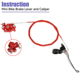 CILOYU rear brake caliper detail showing durable steel construction and reliable clamp