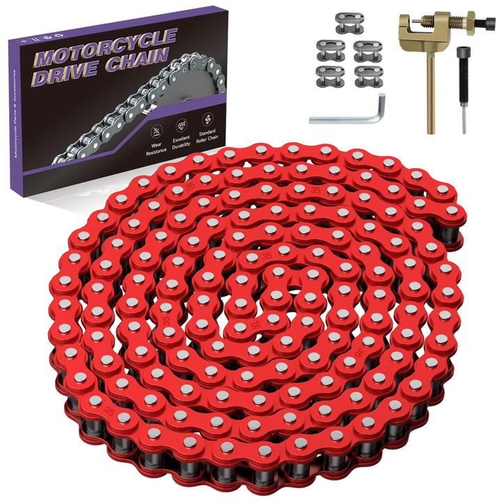 CILOYU red 35 chain front packaging showing complete kit and benefits