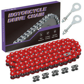 CILOYU red 420 chain front packaging shows product and fitment benefits
