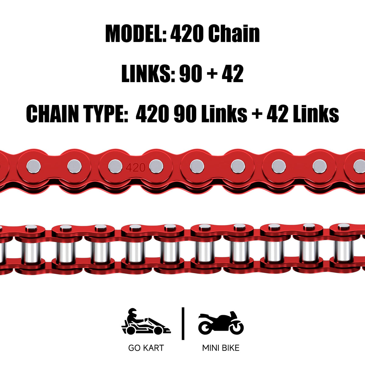 CILOYU kit laid out with chain breaker and master link for easy installation