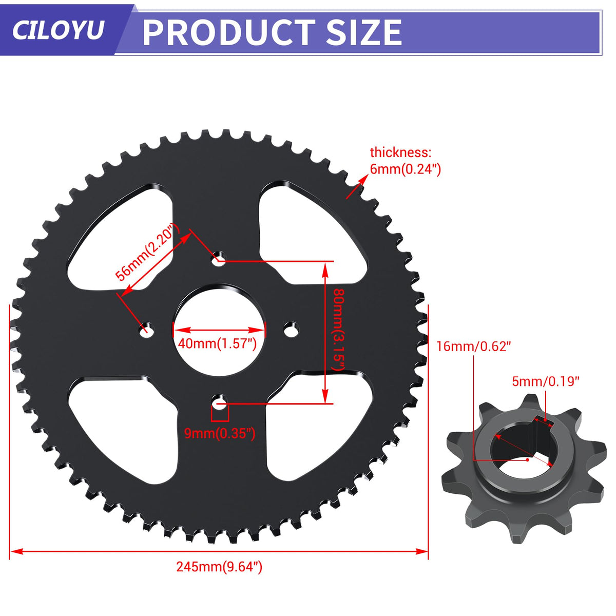 CILOYU mini bike climbing hill demonstrating increased low-end power