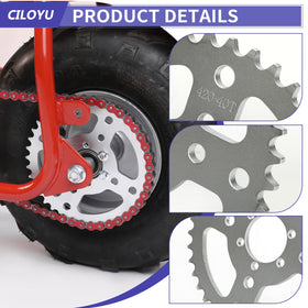CILOYU scale comparison with ruler showing exact dimensions for correct selection