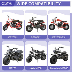 CILOYU jackshaft installed on a minibike illustrating restored chain alignment and reduced noise