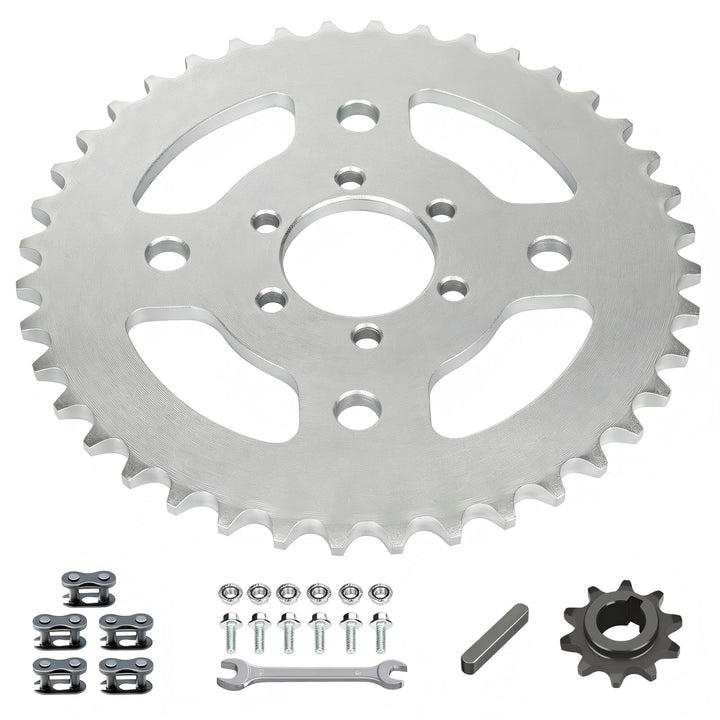 CILOYU 40T sprocket front view showing bolt holes and fit for fast upgrades