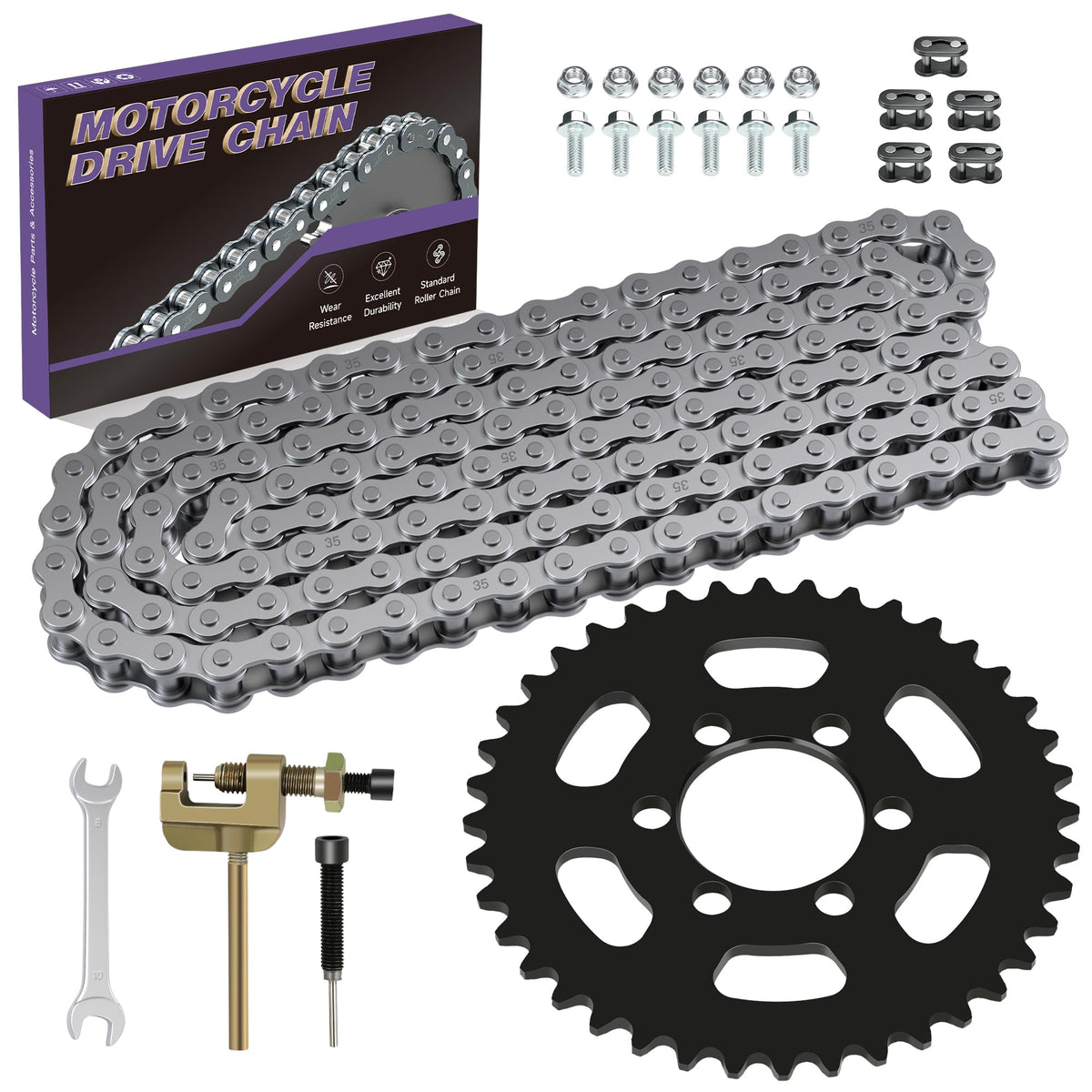 CILOYU sprocket front view showing teeth and clean finish benefits durability