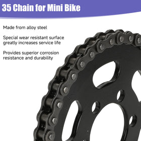CILOYU sprocket mounted on mini bike hub illustrating easy installation benefit