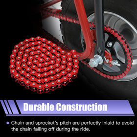 CILOYU sprocket mounted on wheel hub demonstrating fitment and stable mounting