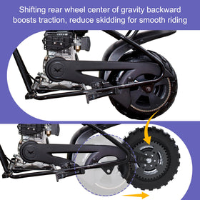 CILOYU before and after wheelbase comparison showing added stability