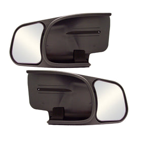 CIPA 10800 front view pair showing full 18-inch towing mirrors and benefit of broader sightlines