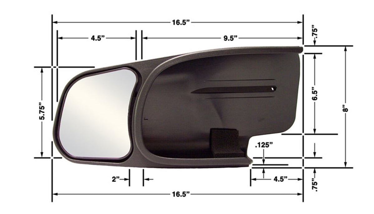 CIPA 10800 scale with ruler beside mirror showing 18-inch size for accurate fit planning