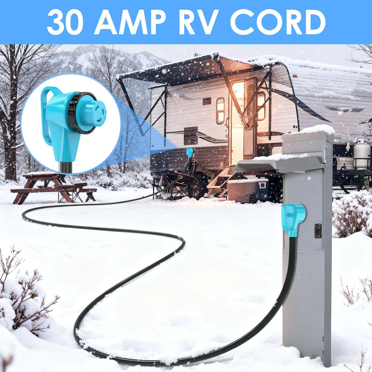 CircleCord storage bag and adjustable strap for tidy transport