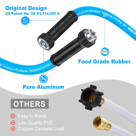 CircleRiver inner bore texture image showing smooth, lead-free drinking-water lining benefit