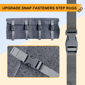 CircleRoad buckle and non-metal clip detail showing rust-resistant secure fastening