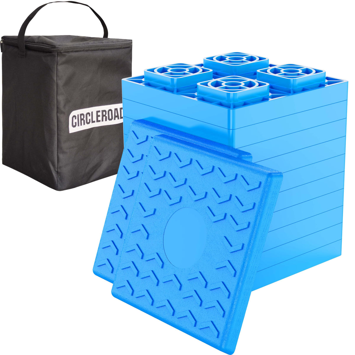 CircleRoad front packaging showing complete 12-piece kit and storage bag benefit