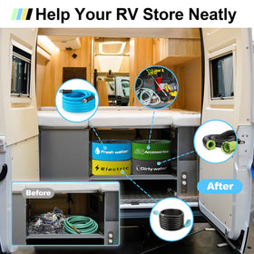 CircleRoad hanging strap with hose drying to reduce moisture buildup