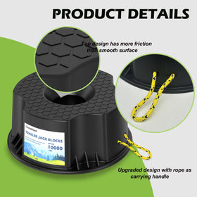 CircleRoad pad rope handle detail for easy carrying and quick positioning