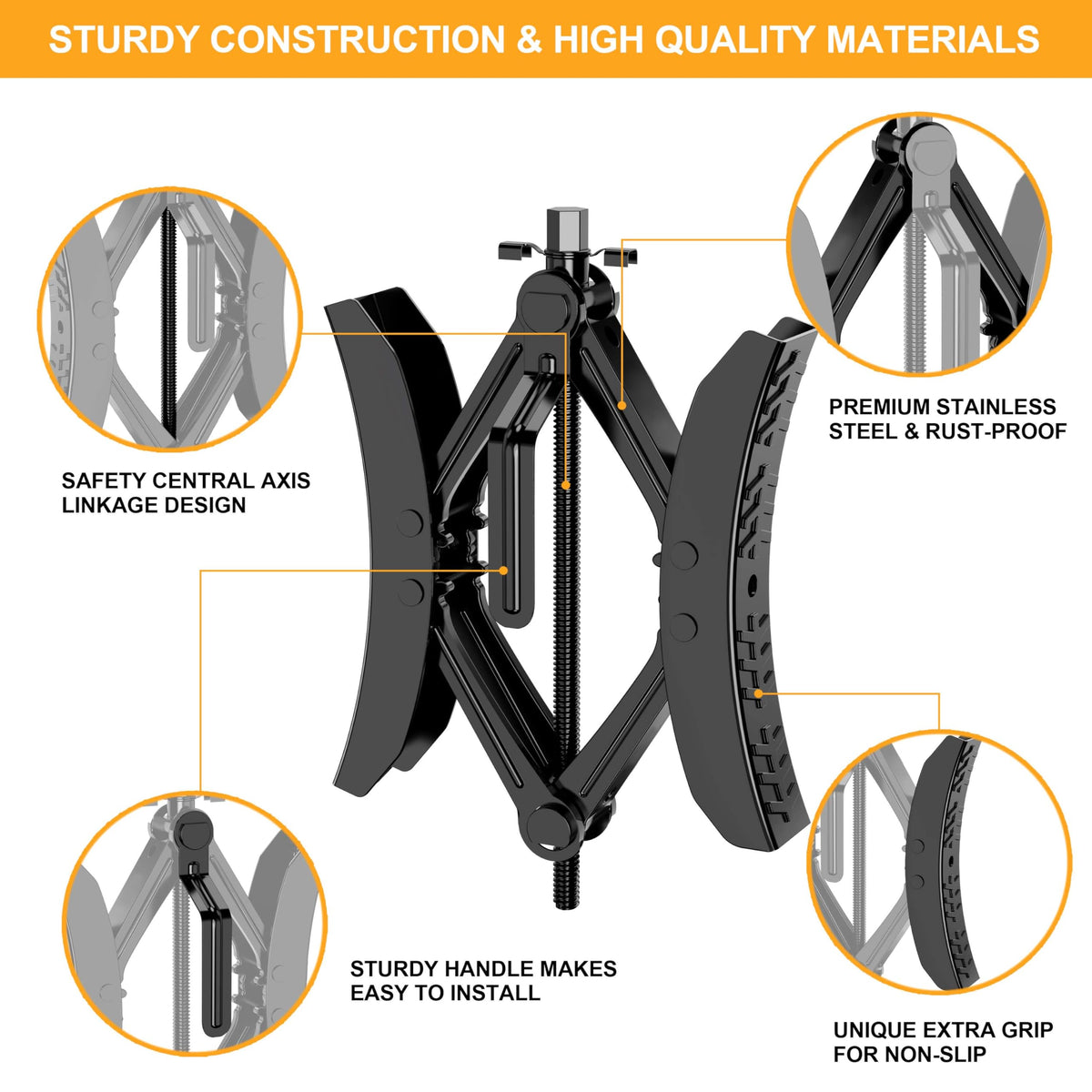 CircleRoad stabilizer in campsite setup providing quieter, steadier interior