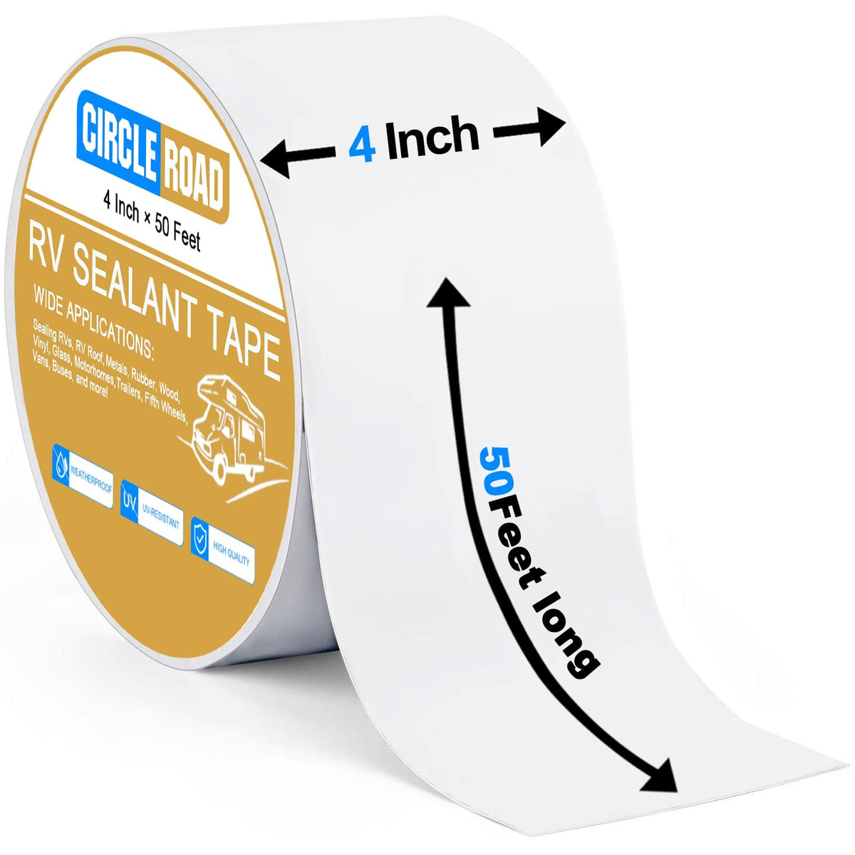 CircleRoad close-up of butyl surface texture providing strong waterproof seal