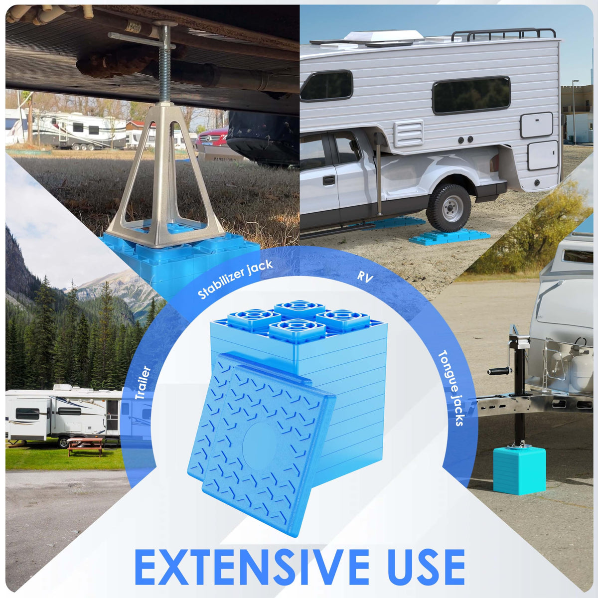 CircleRoad blocks neatly packed in storage bag for compact transport convenience