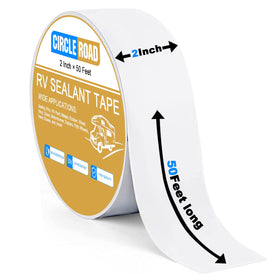 CircleRoad close-up of butyl tape texture demonstrating strong adhesion benefit