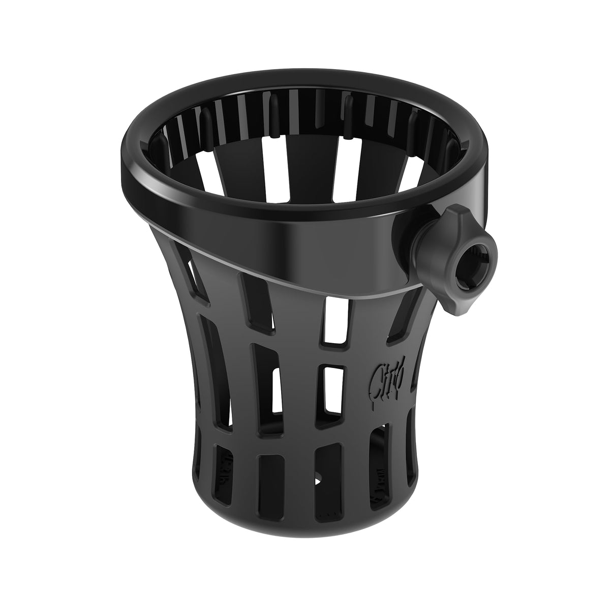 CIRO front view of drink holder showing secure fit and durability