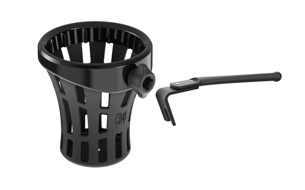 CIRO GEN 2 front view showing black neoprene basket and passenger mount providing secure hold