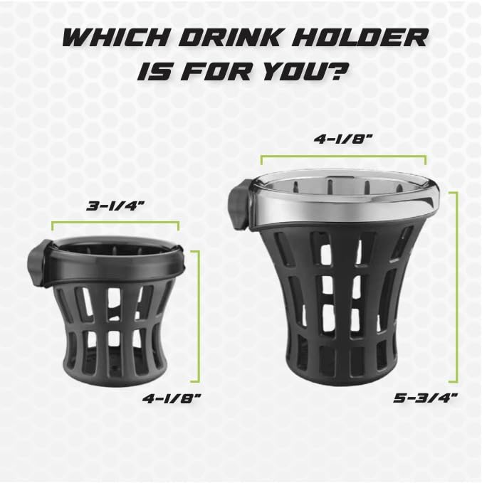 CIRO size comparison with tumbler showing fit for up to 9-inch tall containers