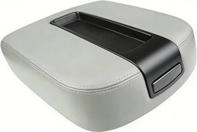 Citumo front view of gray armrest lid showing fit and finish benefit