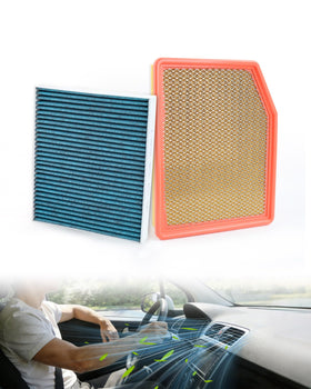 Citumo front packaging showing engine and cabin filter kit and clear compatibility