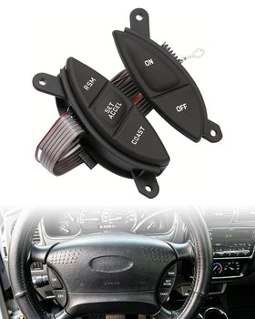 Citumo front view of steering switch showing clear buttons and benefits for easy operation