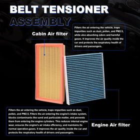 Citumo engine filter fitted into airbox for easy installation benefit