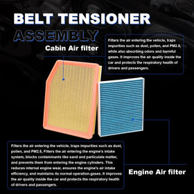 Citumo engine filter installed under hood demonstrating easy direct-fit replacement