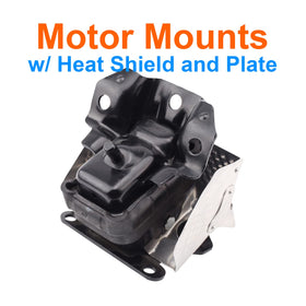 Citumo motor mount heat shield close-up showing protective metal shield that reduces heat damage