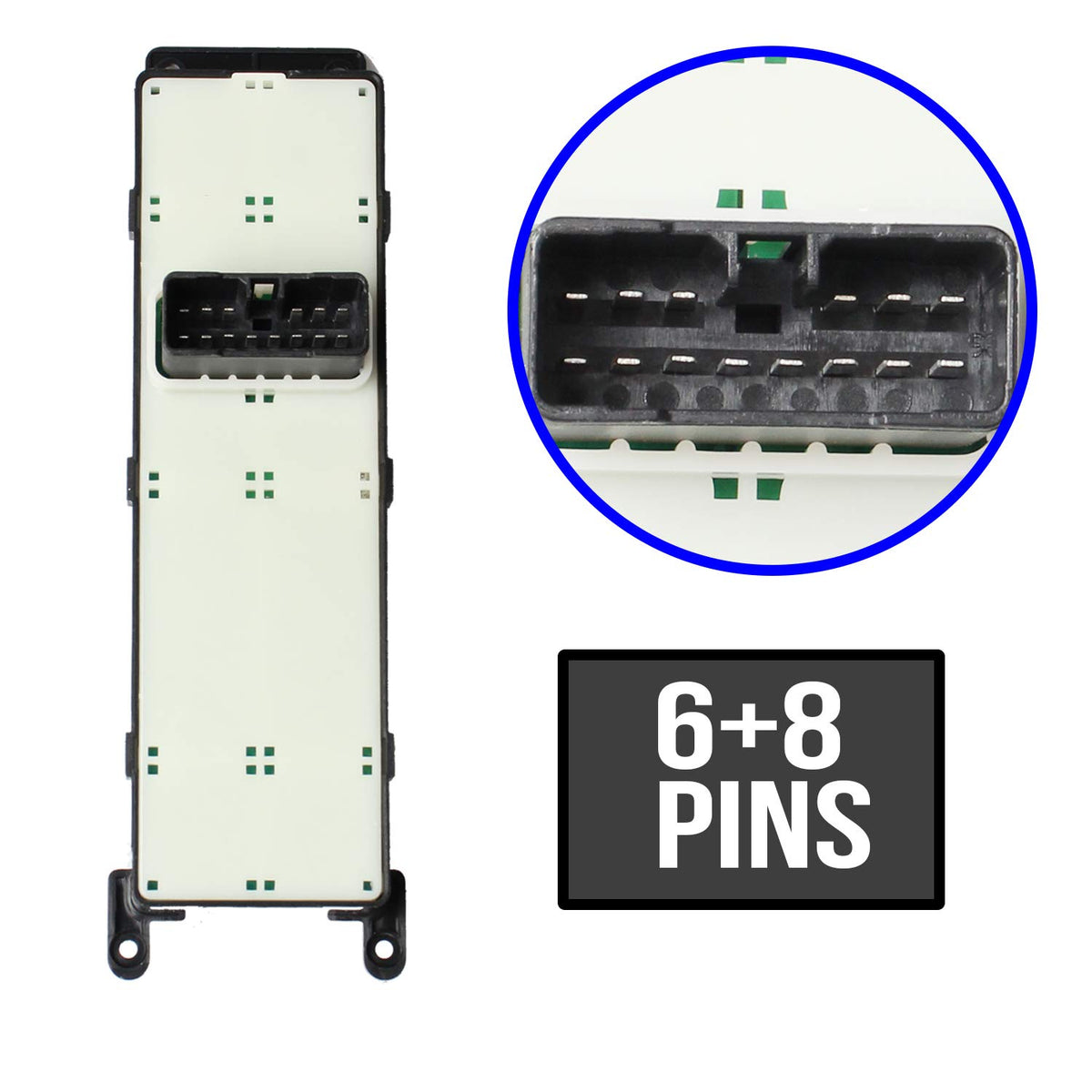Citumo switch next to ruler showing size for accurate fitment benefit