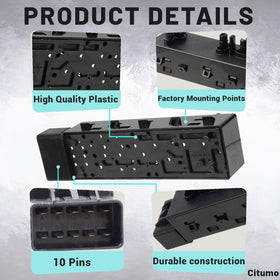 Citumo switch next to ruler showing scale and correct fitment benefit