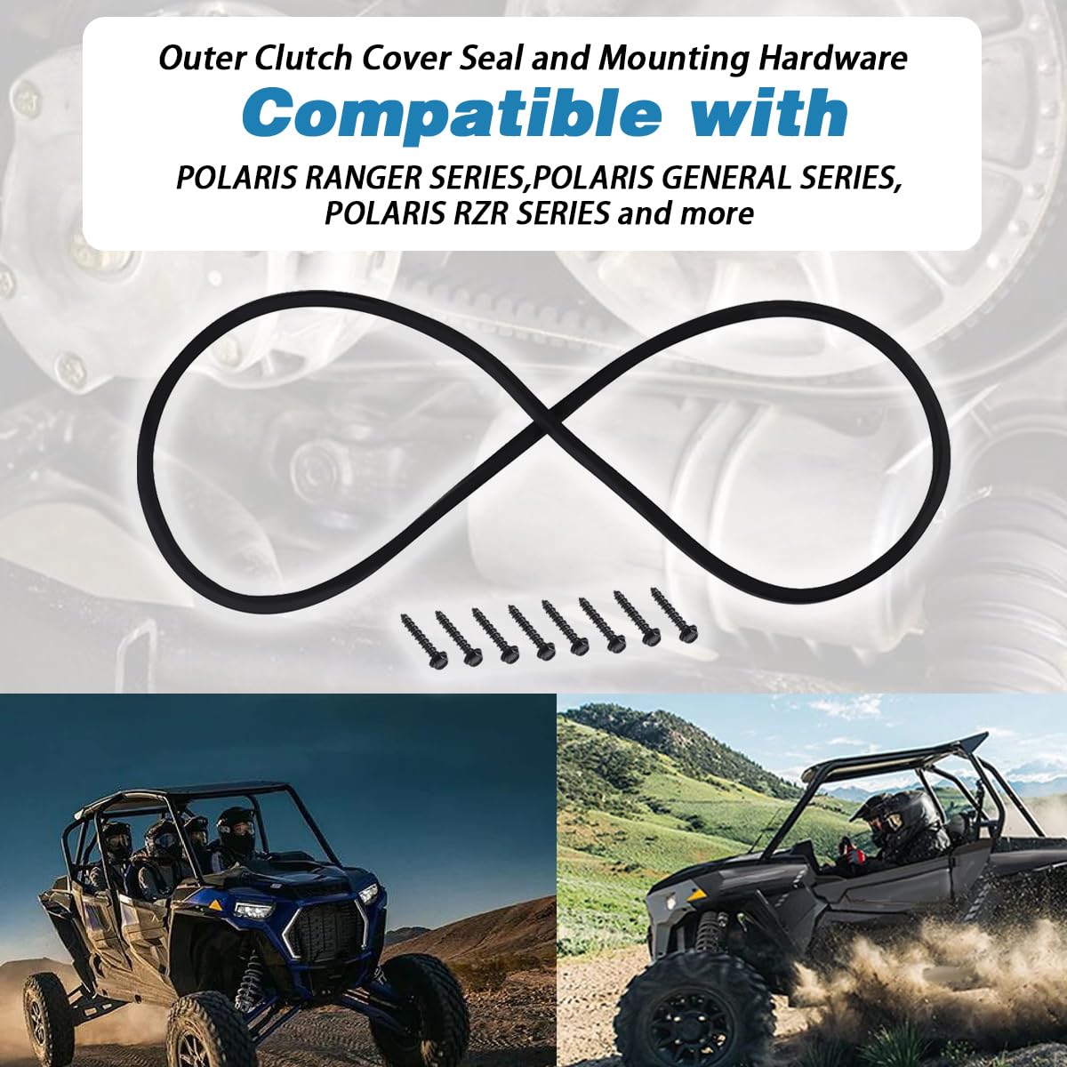 Ciuouient gasket close-up showing seal profile for reliable fit and durability