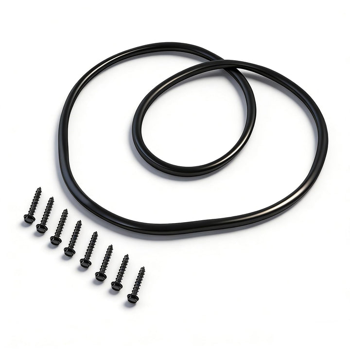 Ciuouient front packaging showing clutch cover gasket and hardware, clear identification benefit