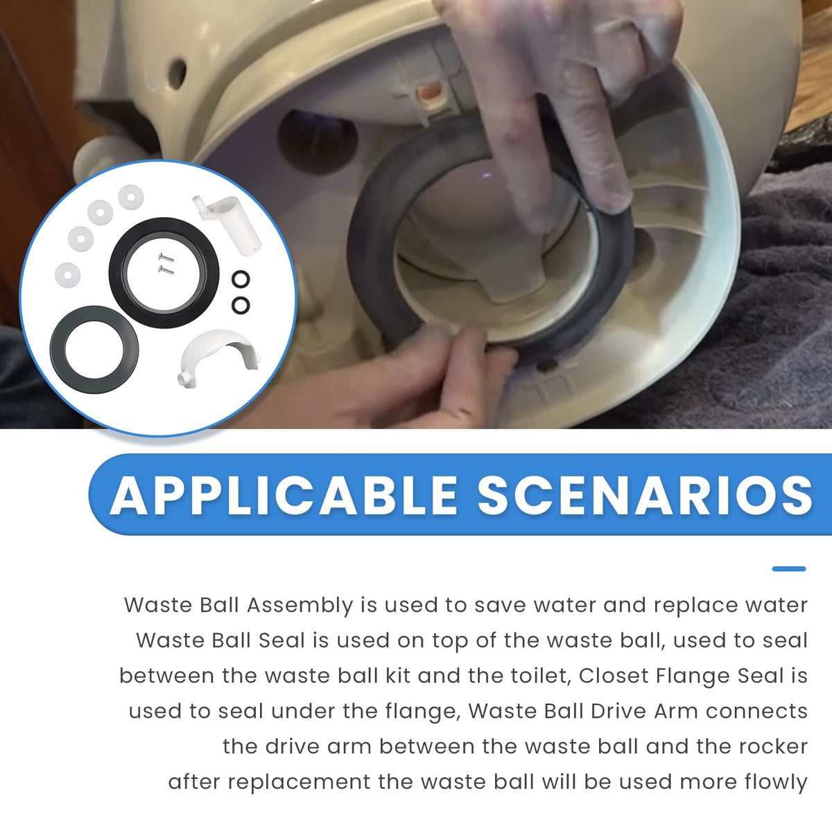 Ciuouient drive arm detail demonstrating smoother, less sticky operation