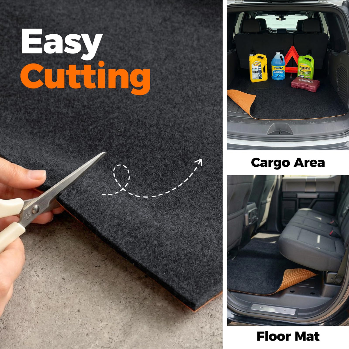 Cizistom mat in a tidy garage with vehicle showing practical use