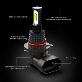 CJZJPV installed in Toyota Sequoia headlight, provides clearer road illumination