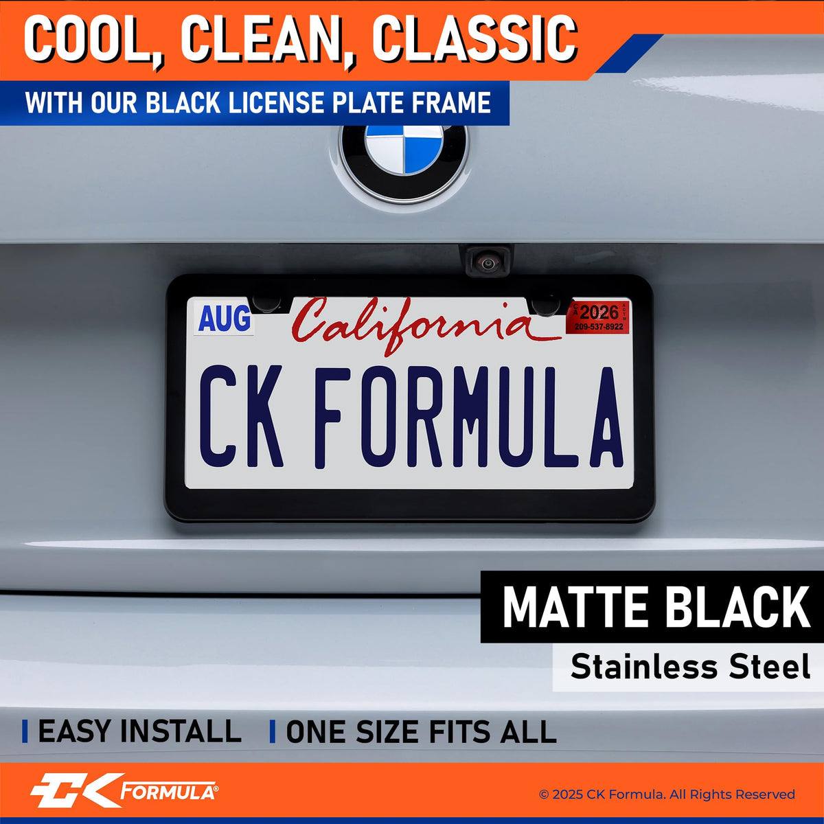 CK FORMULA close-up of matte texture highlighting scratch-resistant finish
