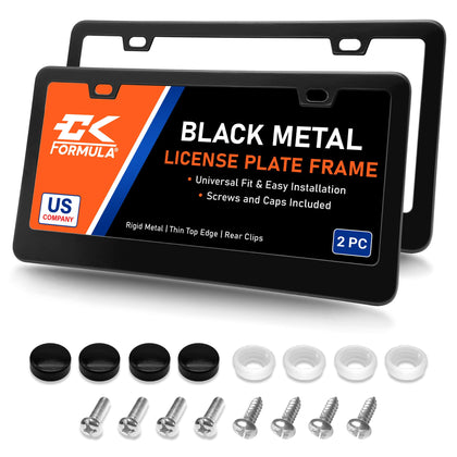 CK FORMULA front view frame mounted on plate showing sleek finish and clean look