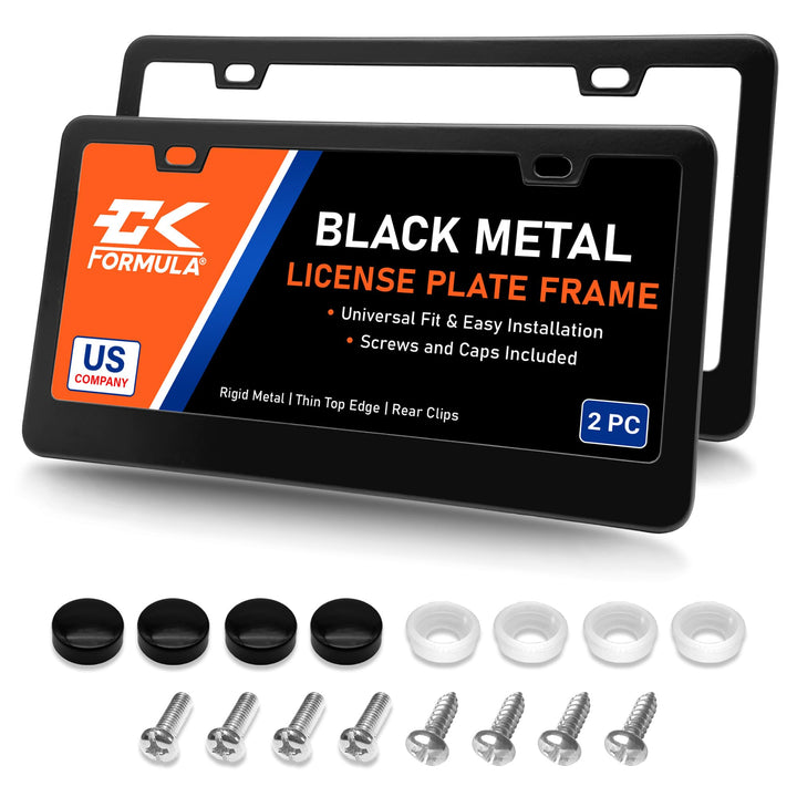 CK FORMULA front view frame mounted on plate showing sleek finish and clean look