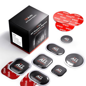CKAuto front packaging showing 100-piece tire patch kit and quick benefit