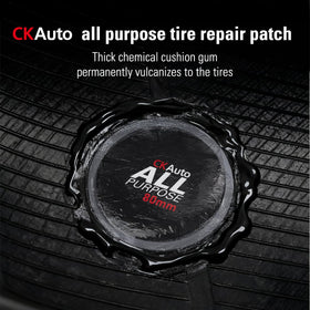 CKAuto patches beside ruler illustrating precise sizes and fit verification