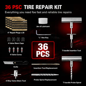 CKAuto tools layout with T-handle insertion tools arranged for easy identification